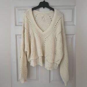 Anthropologie cropped sweater